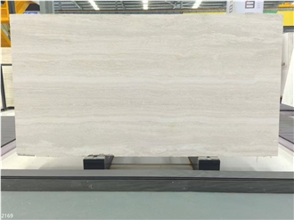 Super White Travertine Slabs , Persian White Travertine Slabs