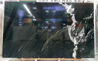 Victoria Quartzite Slabs, Crystal Dark Green Quartzite Slabs