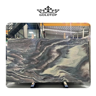 Goldtop 2500X1300mm Up Italy Kinawa Violet Marble Slabs