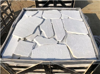 White Limestone Fieldstone Flagstone