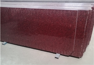 Imperial Red Granite Polished Slabs