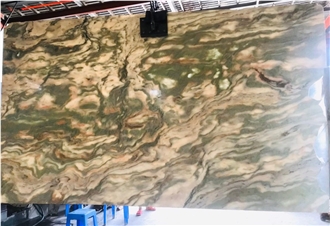 Lady Onyx Green Polished Slabs