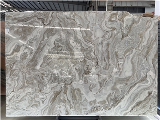 Andes Snow Marble Slabs For Luxury Interior Decration