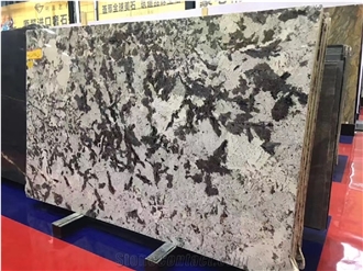Brazil Peacock White Granite Slabs