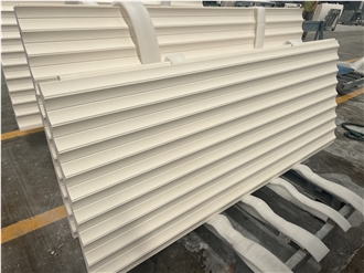 Limra Limestone Fluted CNC Wall Panels Limra Limestone Fluted CNC Wall Panels