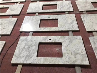 Andromeda White Granite Kitchen Countertops