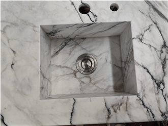 Calacatta Paonazzo Marble Vanity Units