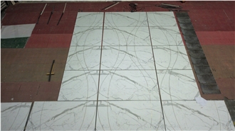 Calacatta White Marble Slabs, Marble Tiles