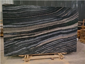 Goldtop Black Wood Marble Slabs