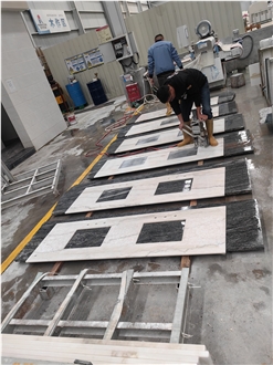 Guangxi White Marble Bath Tops