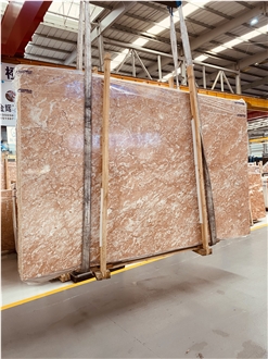 Orange Peel Red Marble Slabs