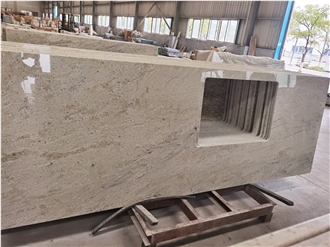 River White Granite Kitchen Countertops