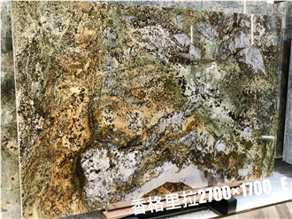 Brazil Shangri-La Granite  Slabs For Interior Using