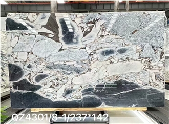 China Bulgari Elephant White Marble Slabs
