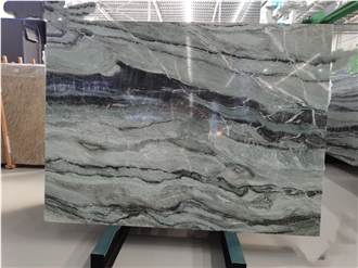 Cloud Emerald Marble Slabs
