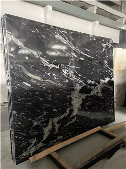 Cosmic Black Granite Slabs