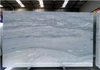 Crystal Blue Marble Slabs