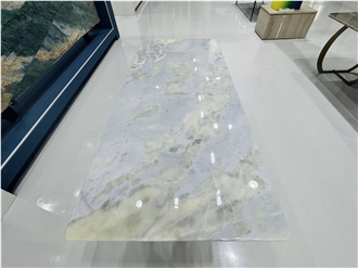 Factory Price Fendi Blue Marble Table Tops