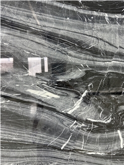 Italy Blue Wood Grain Marble Slabs