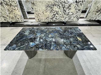 Labradorite Blue Granite Table Top