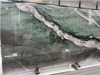 Patagonia Green Quartzite Slabs For High-End Decoration