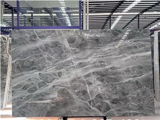 Polish W Grey Marble Slabs