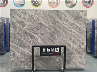 Prada Grey Marble Slabs For High-End Decoration