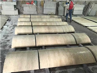 Roman Travertine Column Panels