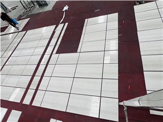 White Wooden Marble Tiles