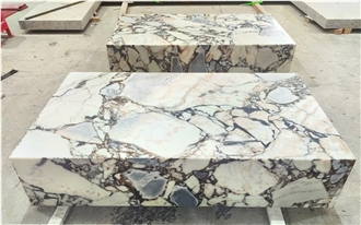 Chinese Elephant White Marble Coffee Table