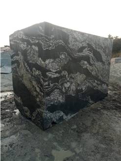 Bianco Black Granite Blocks