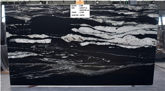 Cosmic Black Granite Slabs