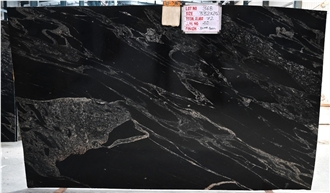 Narrow Black Granite Slabs