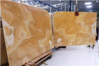 Golden Yellow Onyx Slabs