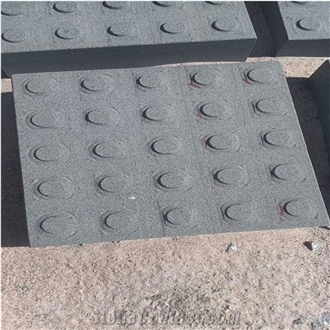 G370 Dark Grey Granite Tactile Pavement