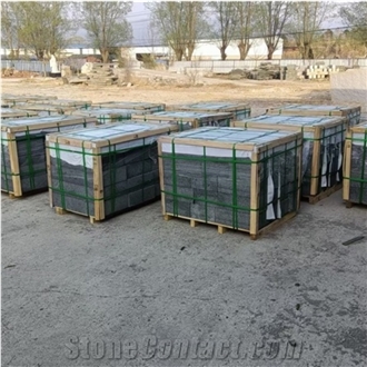 Good Price Pure Black Granite Cobble Stone