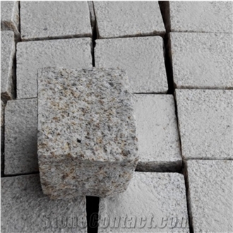 Good Quality Contral G350 Yellow Gold Granite Paver Cubes