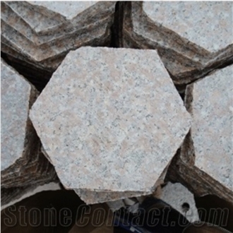 Granite Hexagonal G368 Garden Stepping Stone
