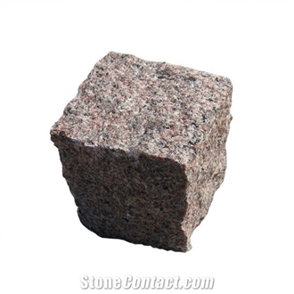 Natural Stone Red Granite Cube Paver G354 Cube Stone