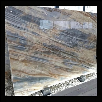 YUANDA Blue Palissandro Luxury Marble Slabs