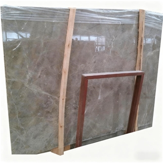 YUANDA Warm Grey Emperador Tundra Marble Slabs