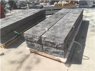 China Blue Limestone Block Steps For Deck