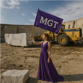 MGT Marjan Silver Travertine Quarry