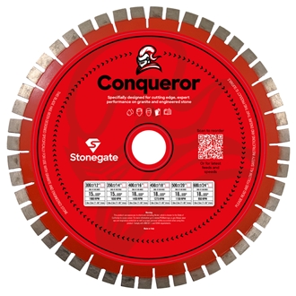 Stonegate - Conqueror - Granite & Quartz Bridge Saw Blade