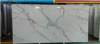 Calacatta White Quartz 2Cm Slabs