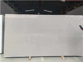 Grey Marble Texture Vein Quartz Slabs