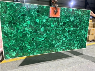 Green Crystal Gemstone Semiprecious Stone Slabs