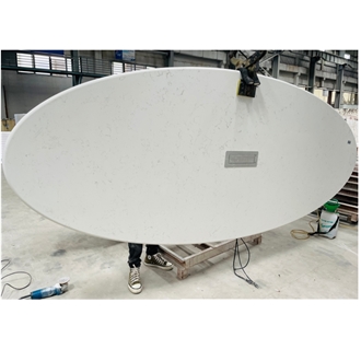 Carrara White Quartz Commercial Kitchen Countertop