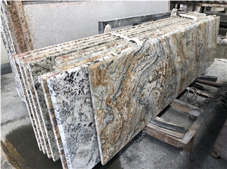 African Golden Dragon Artificial Stone Slabs