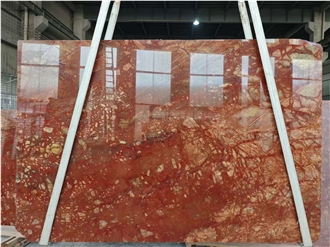 Rosso Damasco Marble Slabs